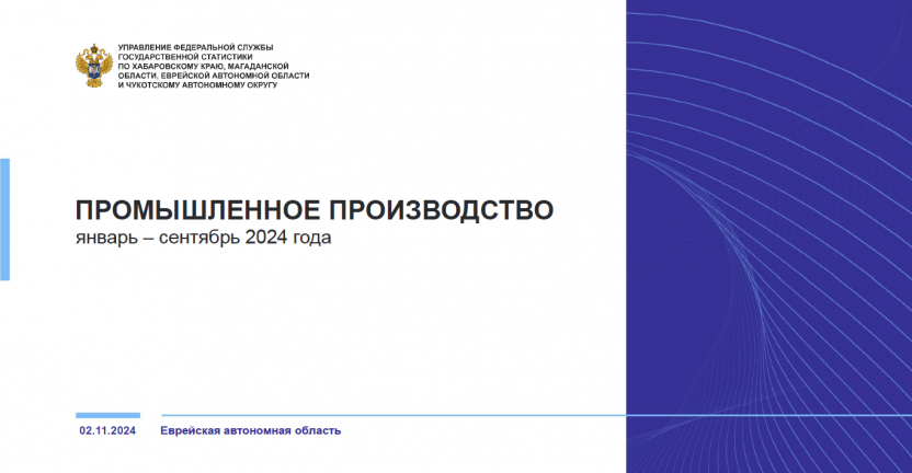 Промышленное производство за январь-сентябрь 2024г.